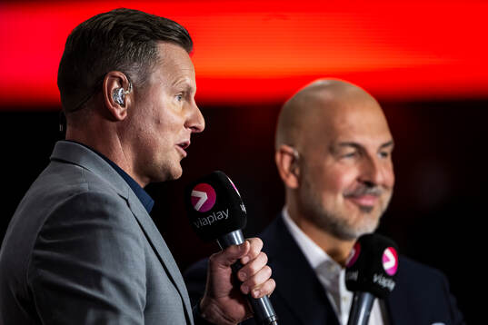 Niklas Jidhe and Erik Granqvist in Swedish broadcaster