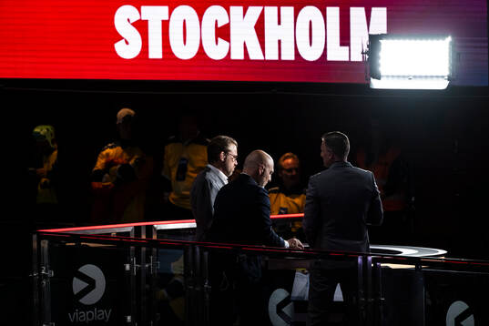 Peter Forsberg, Erik Granqvist and Niklas Jidhe in Swedish