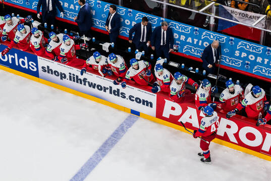 Michael Spacek of Czech Republic celebrates