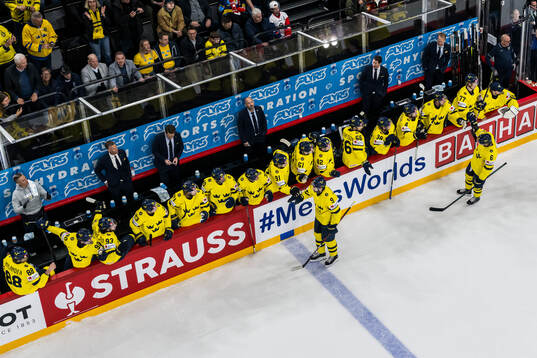 Filip Forsberg of Sweden celebrates
