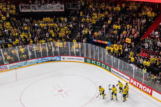 Filip Forsberg of Sweden celebrates