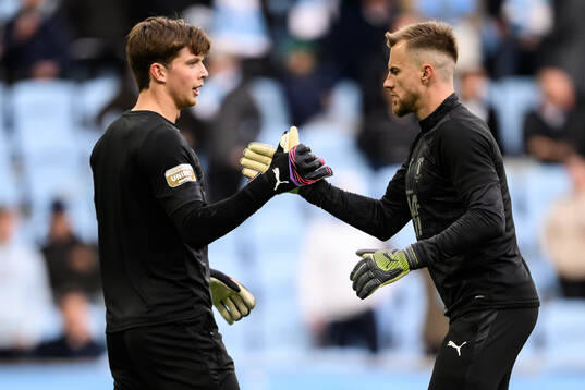 Malmö FFs Melker Ellborg och Ricardo Friedrich