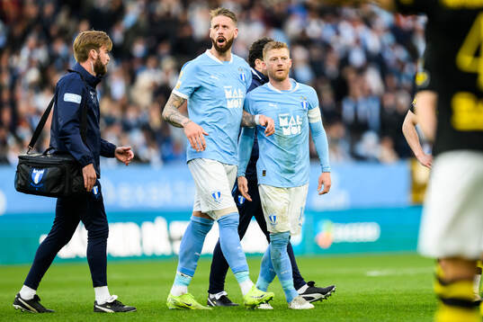 Malmö FFs Pontus Jansson och Anders Christiansen