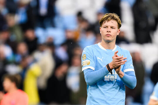Malmö FFs Nils Zätterström deppar