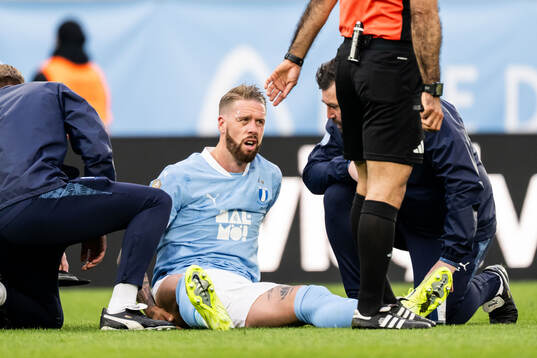 Malmö FFs Pontus Jansson med skada