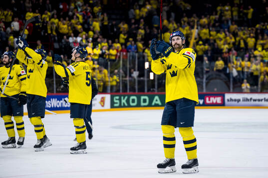 Filip Forsberg of Sweden celebrates