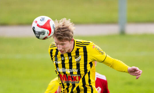 IFK Hässleholms Hugo Arvidsson i matchen i division 2