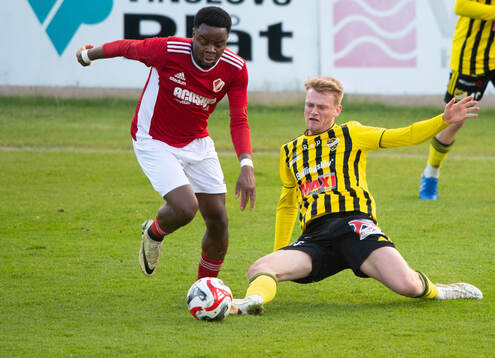 IFK Hässleholms Alexander Saistam i matchen i division 2