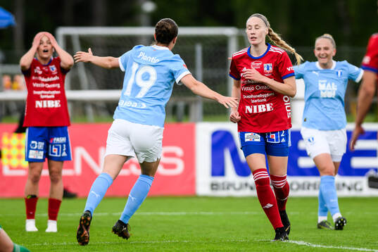 Malmö FFs Anna Plantin jublar