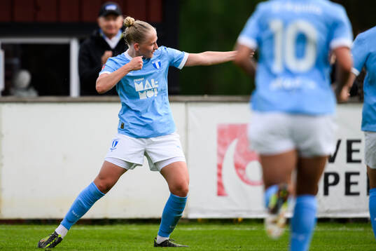 Malmö FFs Tuva Skoog jublar