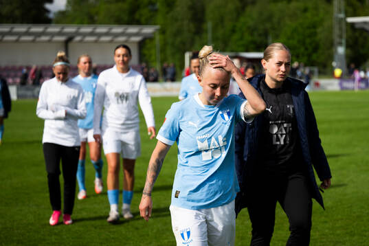 Malmö FFs Nathalie Hoff Persson deppar
