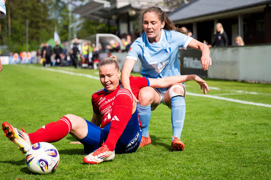 Vittsjös Kajsa Lind och Malmö FFs Matilda Kristell
