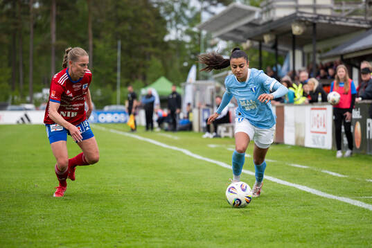 Vittsjös Linda Charlotta Sällström och Malmö FFs Ines