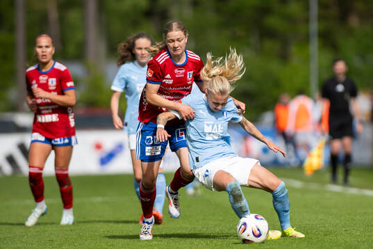 Vittsjös Hannah Sjödahl mot Malmö FFs Nathalie Hoff