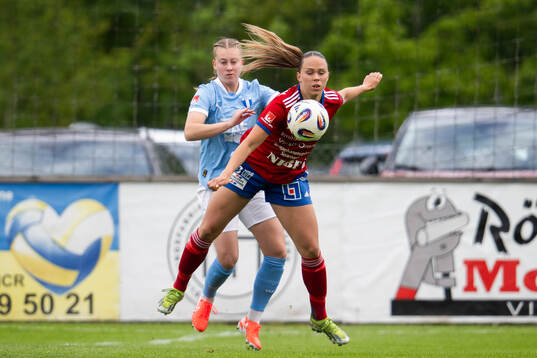 Vittsjös Hanna Ekengren och Malmö FFs Agnes Mårtensson
