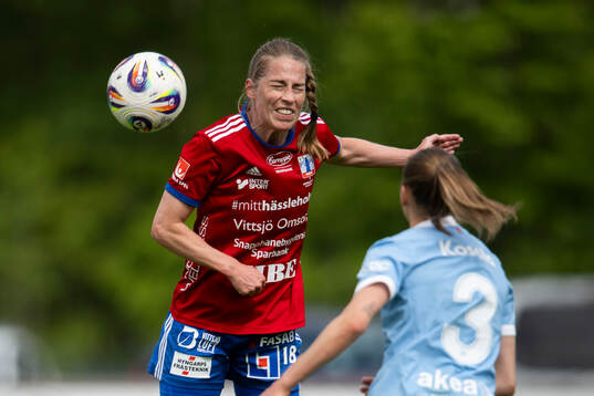 Vittsjös Linda Charlotta Sällström nickar