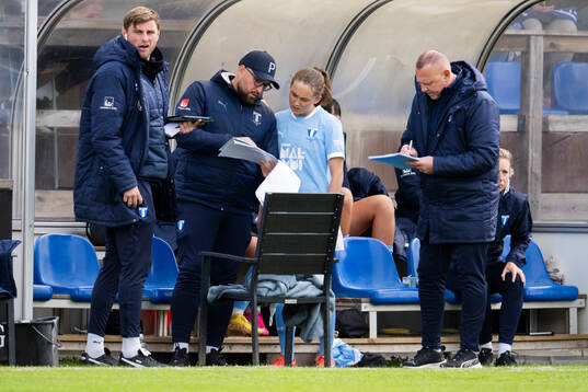 Malmö FFs Matilda Kristell gör sig redo för inhop