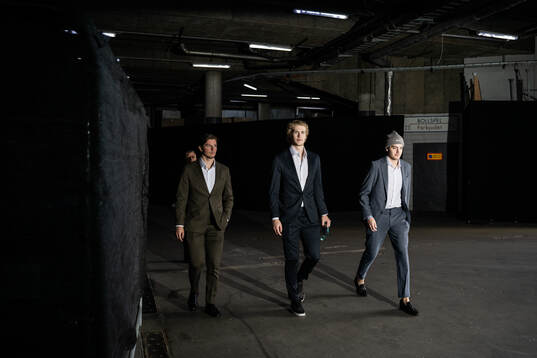 Isac Lundeström, Simon Edvinsson and Leo Carlsson of