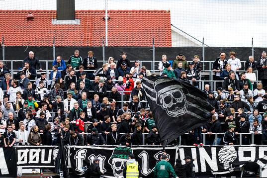 Spectators in the stands