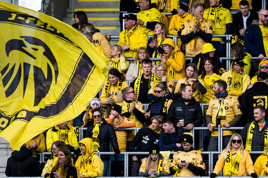Spectators in the stands