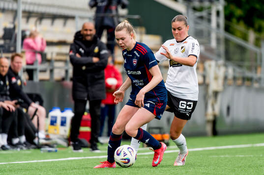 Rosengårds Bea Sprung och Häckens Hanna Wijk