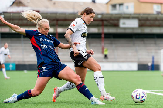 Rosengårds Molly Johansson och Häckens Tabby Tindell