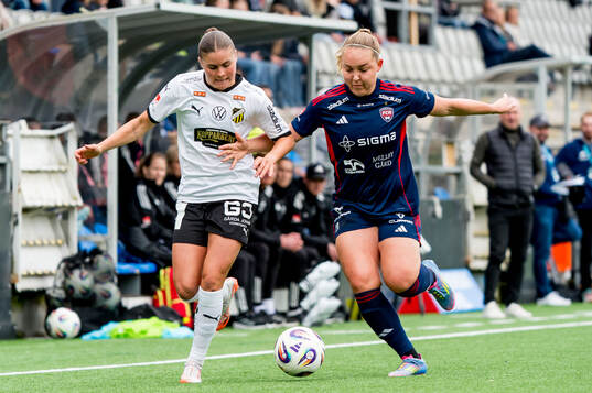 Häckens Hanna Wijk och Rosengårds Oona Sevenius