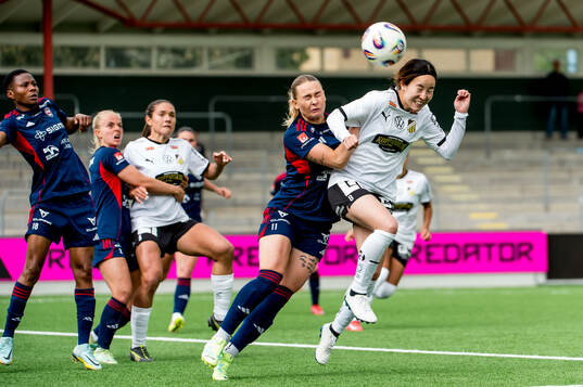 Rosengårds Emma Jansson och Häckens Hikaru Kitagawa