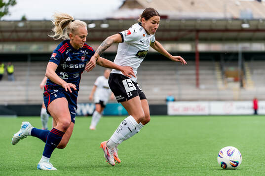 Rosengårds Molly Johansson och Häckens Tabby Tindell