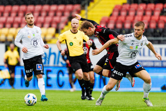 Östersunds Simon Marklund och Örebros Hampus Söderström