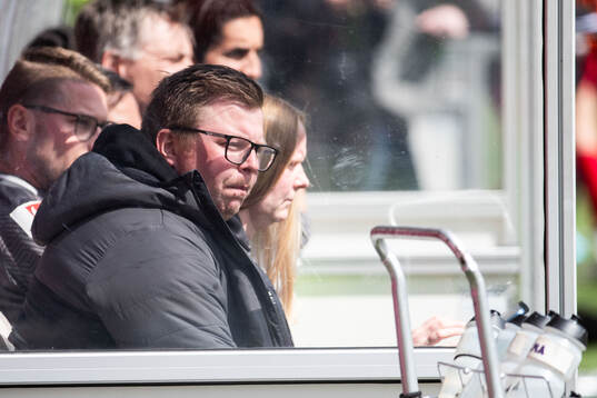 Örebro SKs huvudtränare Dennis Gabrielsson