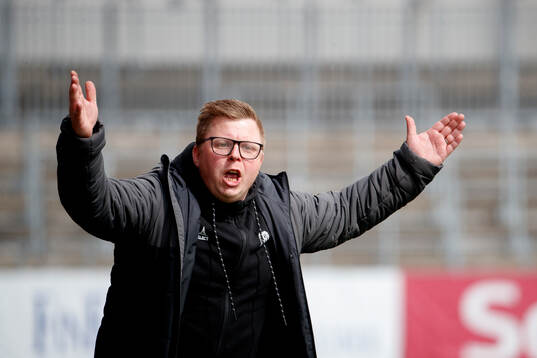 Örebro SKs tränare Dennis Gabrielsson reagerarunder