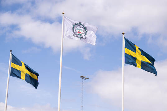 Svenska flaggor och Alingsås