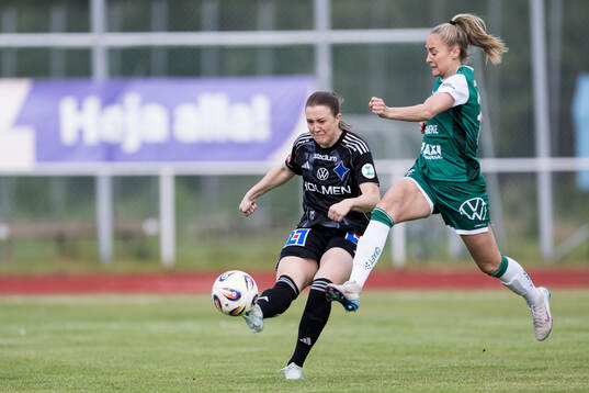 IFK Norrköpings Maja Regnås Valcic och Alingsås Karin