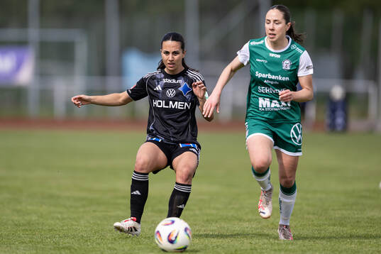 IFK Norrköpings Vesna Milivojevic och Alingsås Johanna