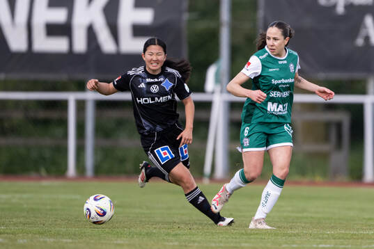IFK Norrköpings Viktoria Veber och Alingsås Johanna Barth
