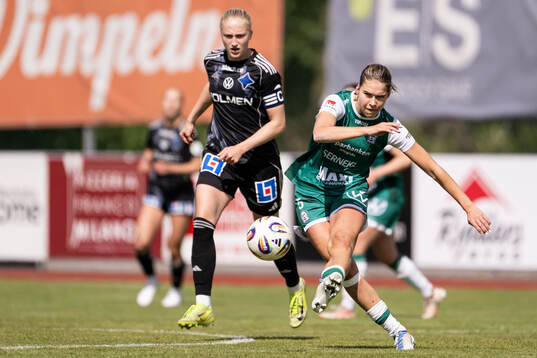IFK Norrköpings Wilma Leidhammar och Alingsås Emmaliina