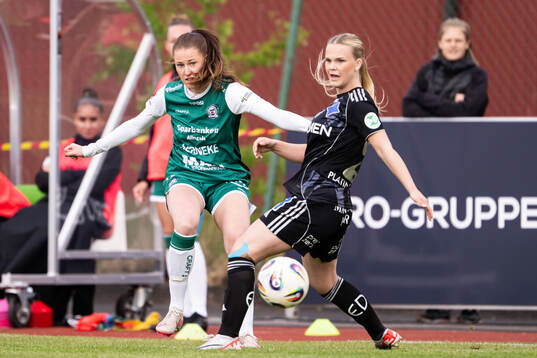 Alingsås Ina Österlind och IFK Norrköpings Freja Lindwall