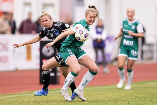 IFK Norrköpings Jessica Wik och Alingsås Karin Lundin
