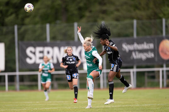 Alingsås Moa Öhman och IFK Norrköpings Maya Aliyah