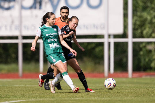 Alingsås Johanna Barth och IFK Norrköpings Elsa Burvall