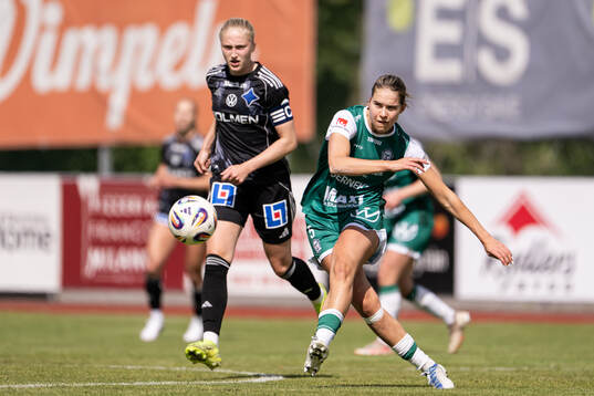 IFK Norrköpings Wilma Leidhammar och Alingsås Emmaliina