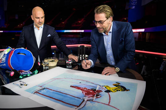 Former ice hockey player of Sweden and now Viaplay expert