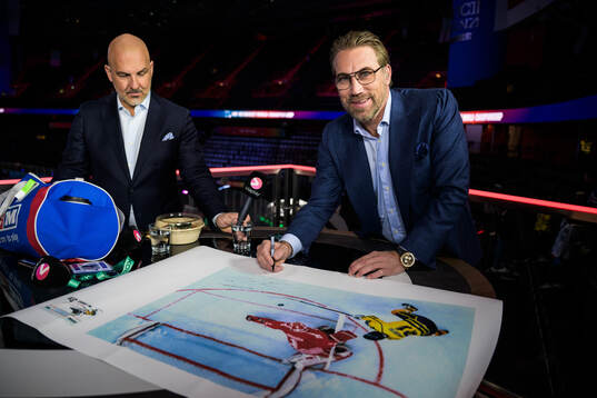 Former ice hockey player of Sweden and now Viaplay expert