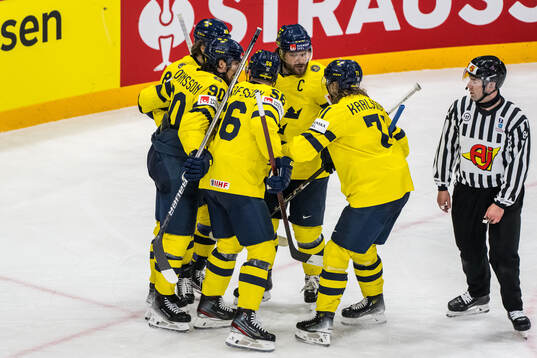 William Nylander, Marcus Johansson, Erik Gustafsson, Rasmus