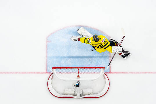 Goaltender Jacob Markström of Sweden