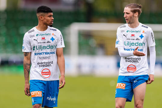 Värnamos Luke Le Roux och Pawel Cibicki deppar