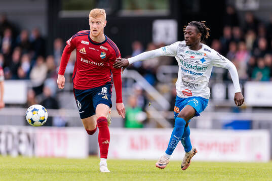 Östers Daniel Ask Värnamos Frank Junior Agyei