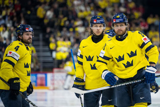 Rasmus Andersson, William Karlsson, and William Nylander of