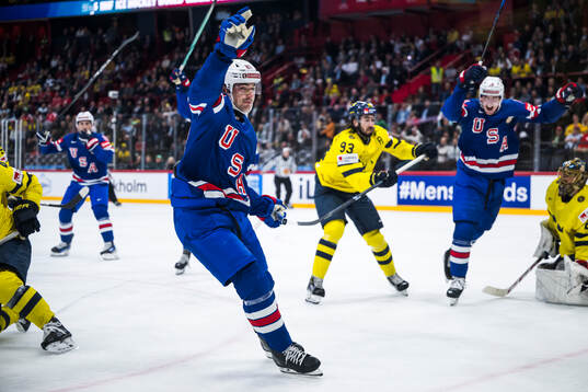 Michael Eyssimont of USA celebrates